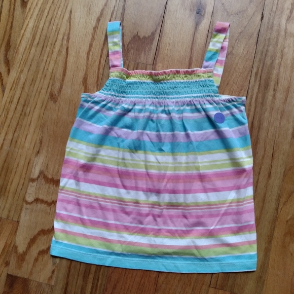 Children's Place Girls Rainbow Tanktop Striped Sleeveless Top Size 5 - Picture 2 of 16